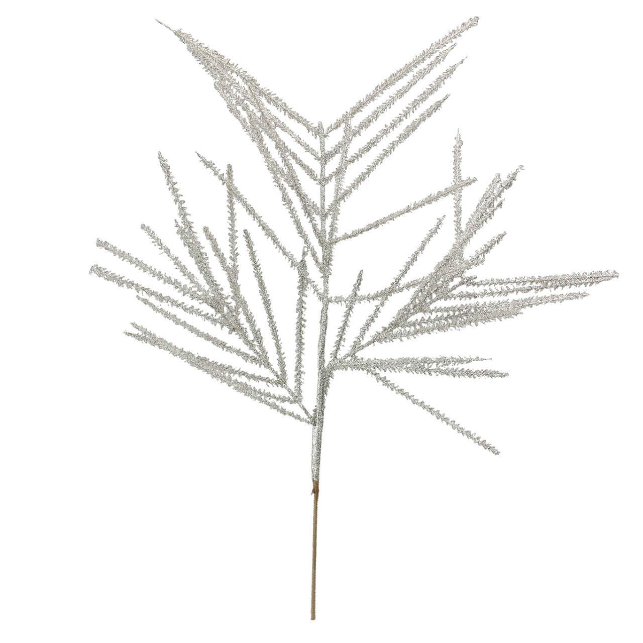 Midwest 27" White Glittered Wispy Wheat Artificial Christmas Spray